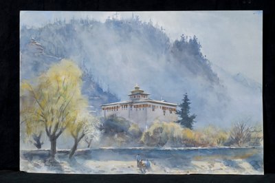 Paro Dzong, Bhutan by Tim Scott Bolton